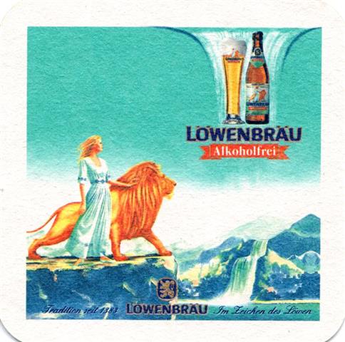 münchen m-by löwen quad 5b (185-alkoholfrei-o flasche & glas)